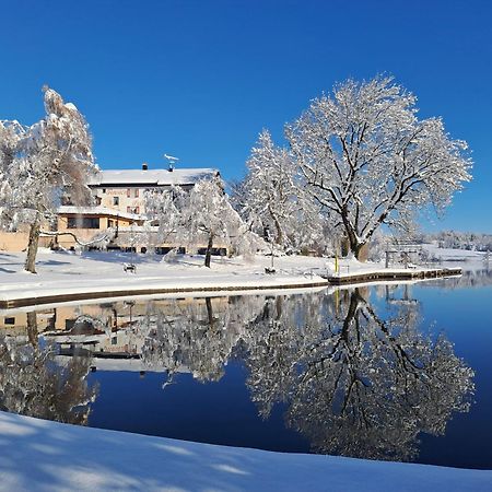 Hotel-Pension Seebad "Seegenuss-Natur-Spa" Sulzberg Exterior foto